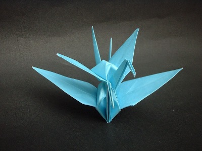 裁ち折り紙 折り鶴 （tachi origami ） | SSブログ